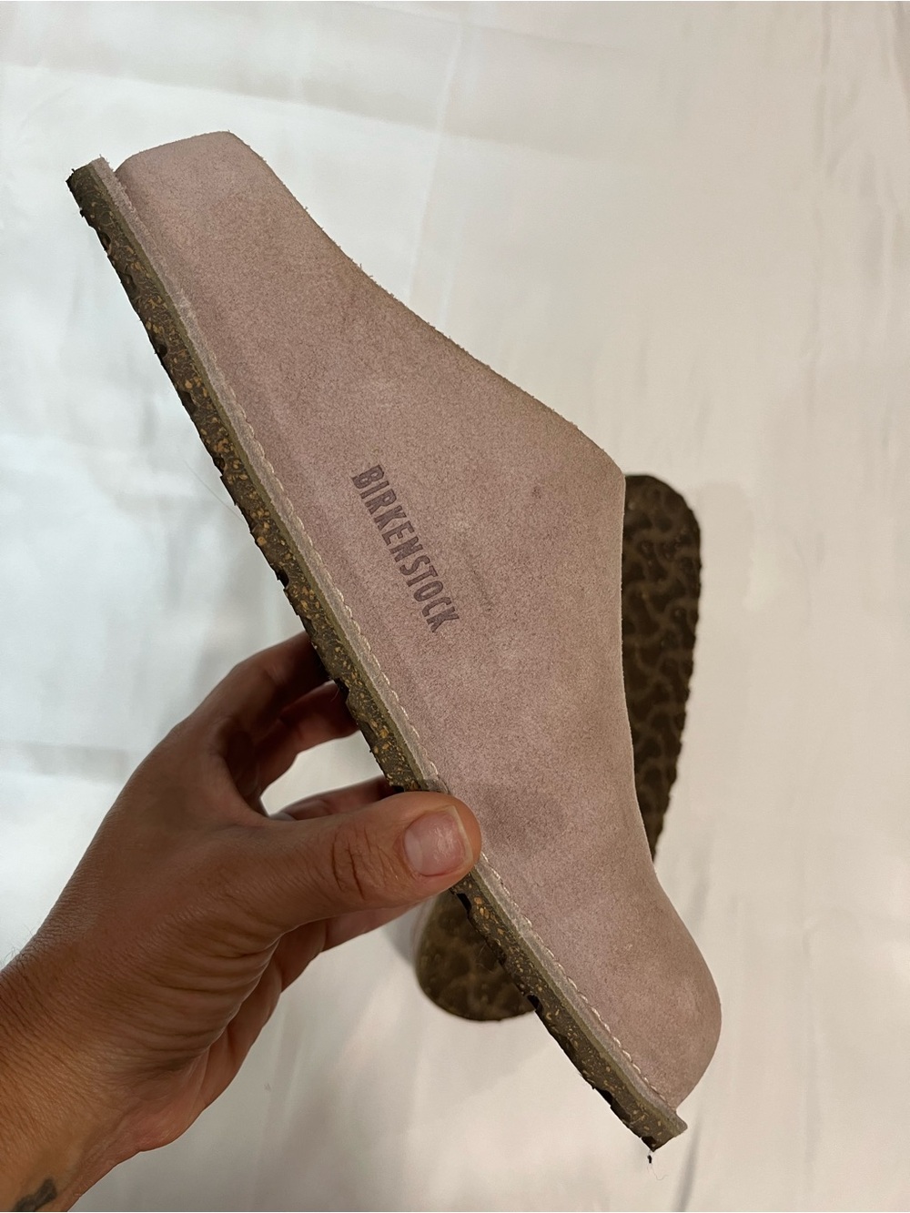 Birkenstock Women's Suede Clog in Faded Purple - Picture 5 of 5